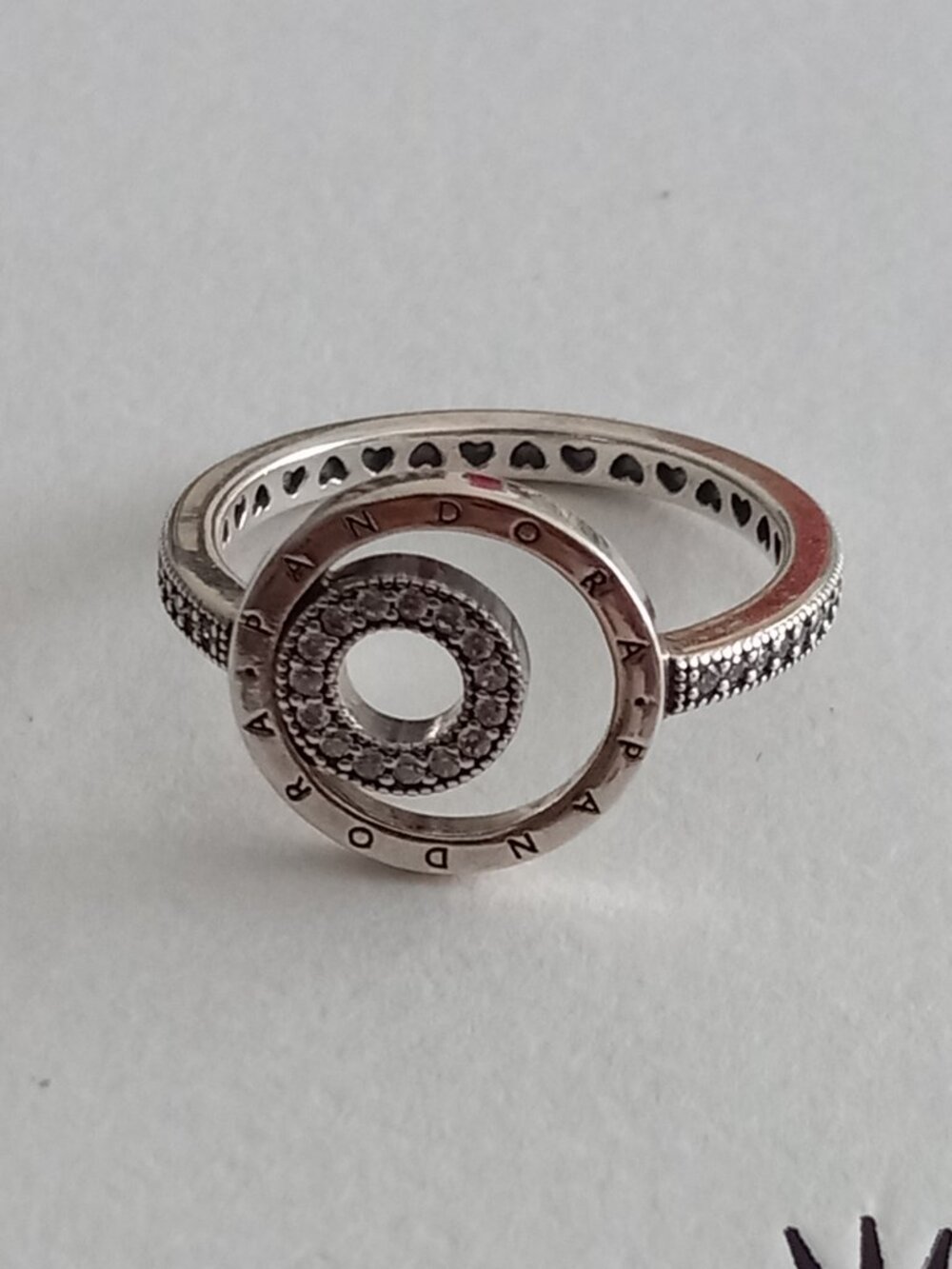 Pandora logo ring size 56